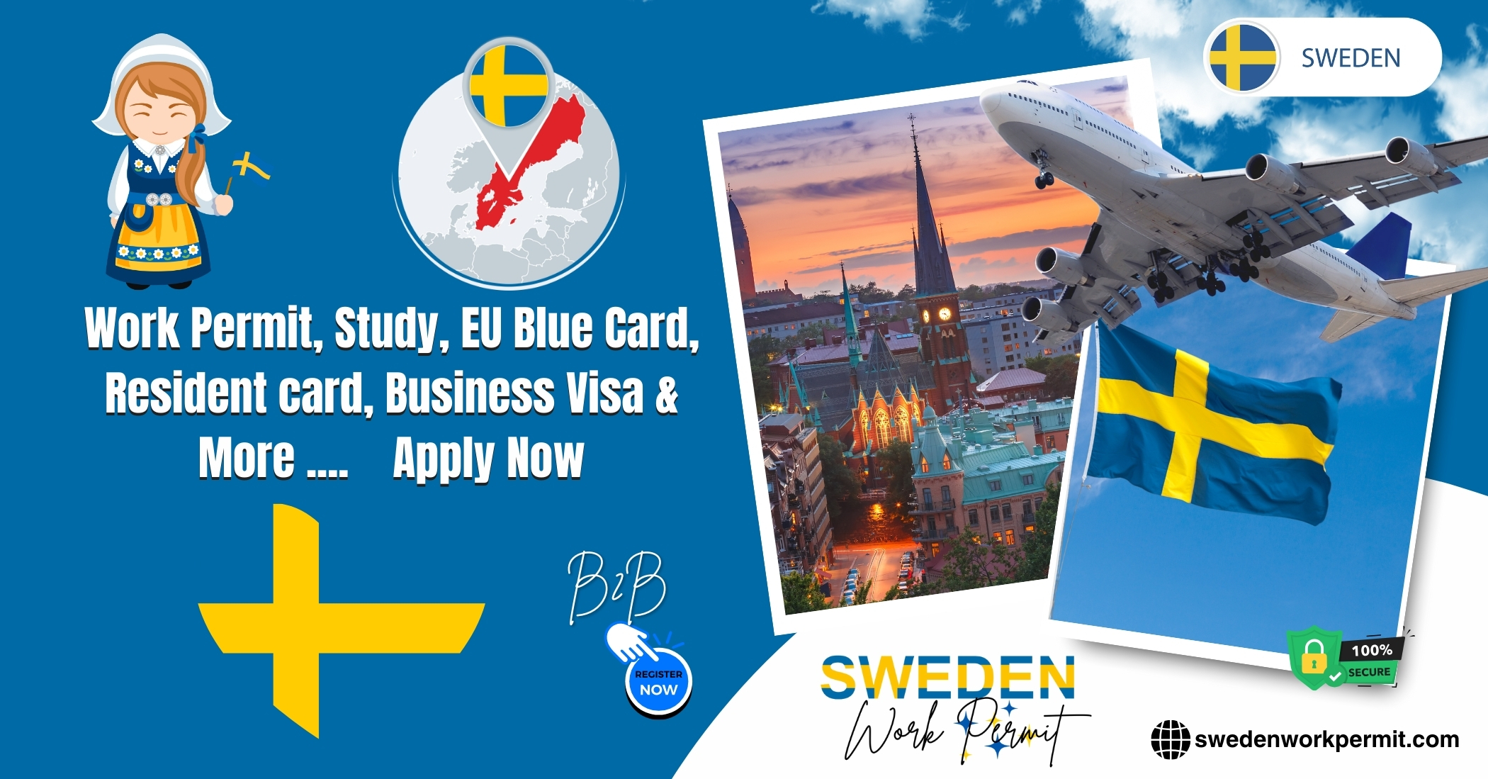 Sweden Work Permit Visa and Business Resident Visa Requirements for Citizens of Saint Vincent and the Grenadines